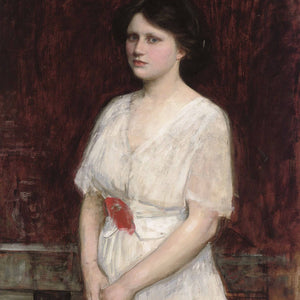 Portrait of Miss Claire Kenworthy by John William Waterhouse — Oil Painting Reproduction