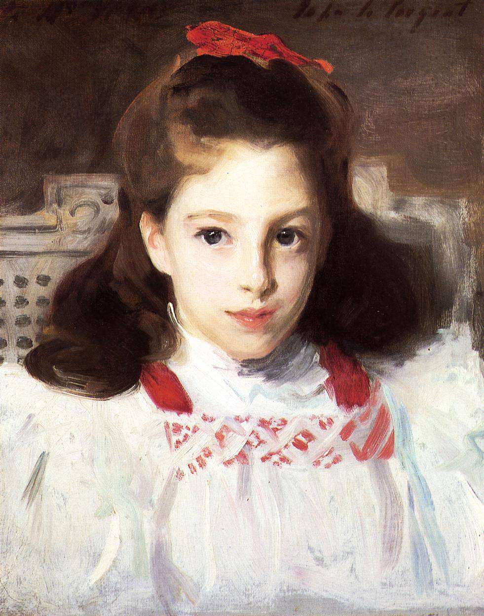 Portrait of Miss Dorothy Vickers by John Singer Sargent, hand-painted portrait oil painting reproduction on canvas