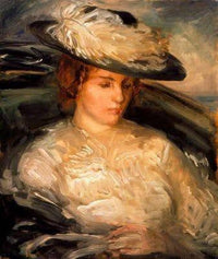 Portrait of Miss Scobell in a Bathchair (The Convalescent) by Philip Wilson Steer — hand-painted portrait oil painting reproduction on canvas