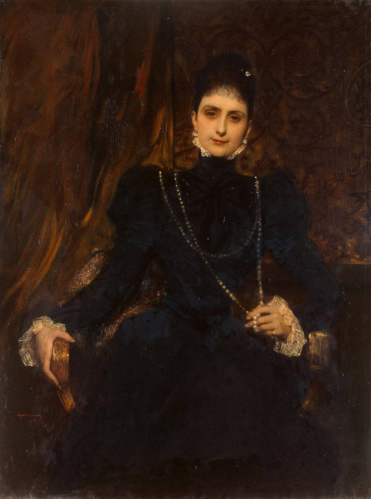 Portrait of Mme M. S. Derviz - Benjamin Constant