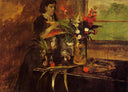 Portrait of Mme. Rene De Gas, born Estelle Musson by Edgar Degas — life oil painting wall art, Impressionism