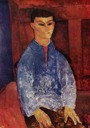 Portrait of Moise Kisling - Amedeo Modigliani