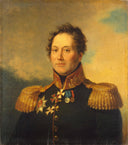 Portrait of Moisey I. Karpenko by George Dawe — male oil painting wall art, Neoclassicism