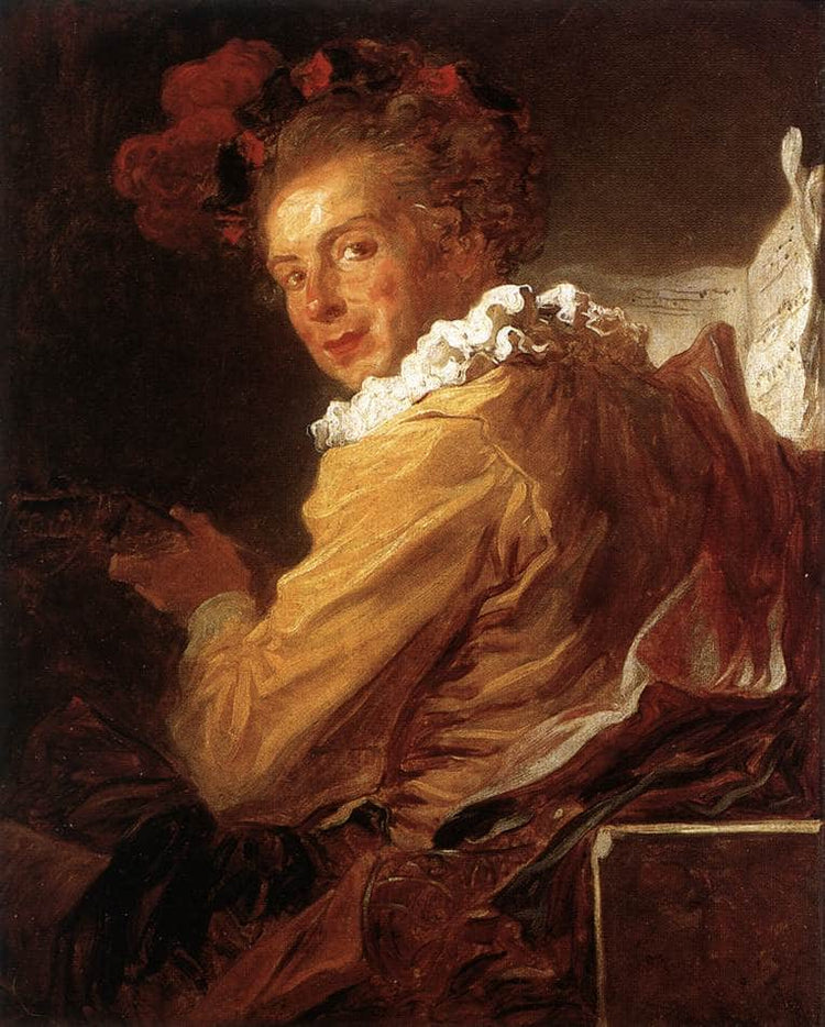 Portrait of Monsieur de la Breteche, brother of the Abbot of Saint Non - Jean-Honore Fragonard