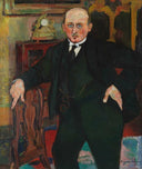 Portrait of Monsieur Mori by Suzanne Valadon — hand-painted portrait oil painting reproduction on canvas
