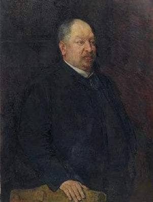 Portrait of Mr. Camille Laurent by Theo van Rysselberghe — hand-painted portrait oil painting reproduction on canvas