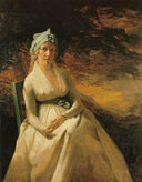 Portrait of Mrs. Andrew by Henry Raeburn — male oil painting wall art, Romanticism