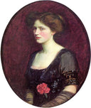 Portrait of Mrs.Charles Schreiber by John William Waterhouse — male oil painting wall art, Romanticism