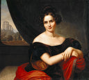 Portrait of Mrs. Gedicke by Carl Joseph Begas — female oil painting wall art