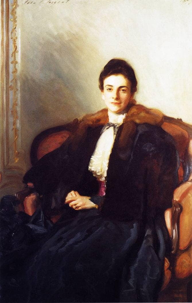 Portrait of Mrs Harold Wilson by John Singer Sargent — hand-painted portrait oil painting reproduction on canvas