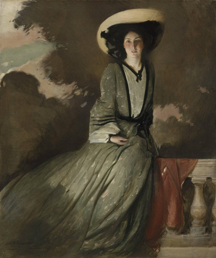Portrait of Mrs. John White Alexander by John White Alexander — hand-painted portrait oil painting reproduction on canvas