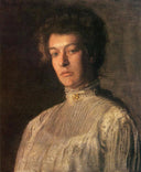 Portrait of Mrs. Kern Dodge (Helen Peterson Greene) by Thomas Eakins — hand-painted portrait oil painting reproduction on canvas