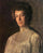 Portrait of Mrs. Kern Dodge (Helen Peterson Greene) in hallway