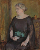 Portrait of Mrs. Lydia Keirkner by Magnus Enckell — hand-painted portrait oil painting reproduction on canvas