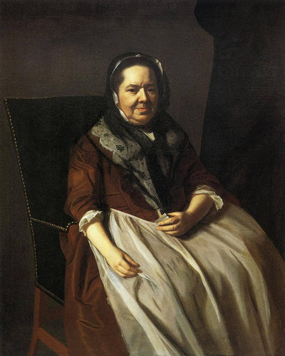 Portrait of Mrs.Paul Richard in apartment