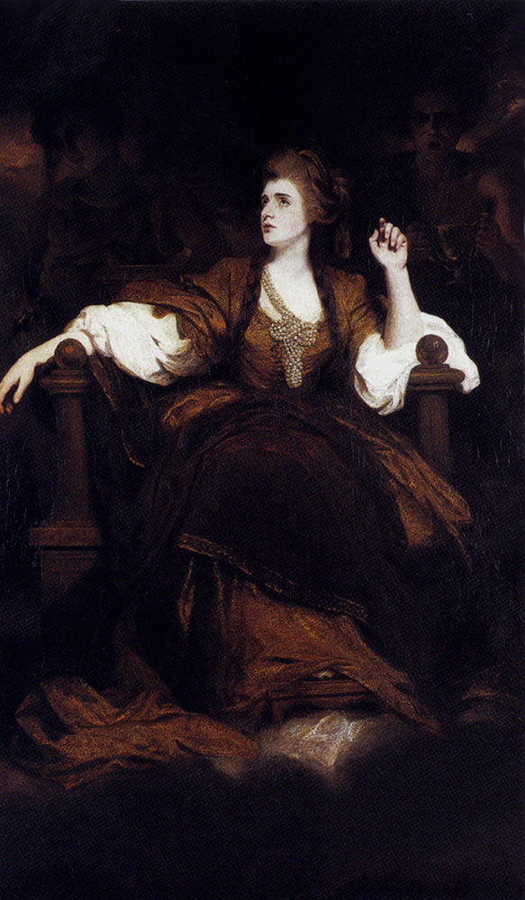 Portrait of Mrs. Siddons as the Tragic Muse - Joshua Reynolds