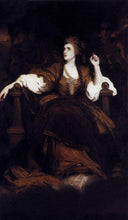Portrait of Mrs. Siddons as the Tragic Muse by Joshua Reynolds — male oil painting wall art, Rococo