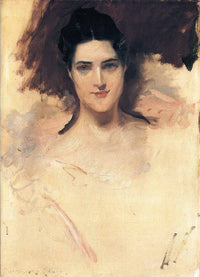 Portrait of Mrs. William Clark by William Merritt Chase — hand-painted portrait oil painting reproduction on canvas