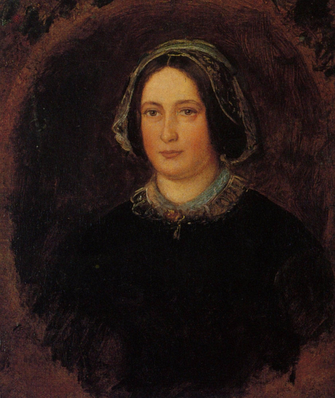 Portrait of Mrs William Evamy, The Artists Aunt by John Everett Millais — hand-painted portrait oil painting reproduction on canvas
