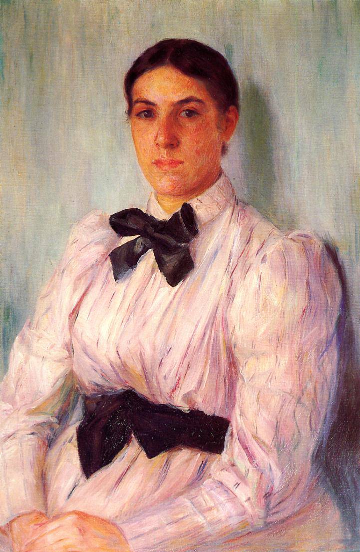 Portrait of Mrs William Harrison by Mary Cassatt, hand-painted portrait oil painting reproduction on canvas