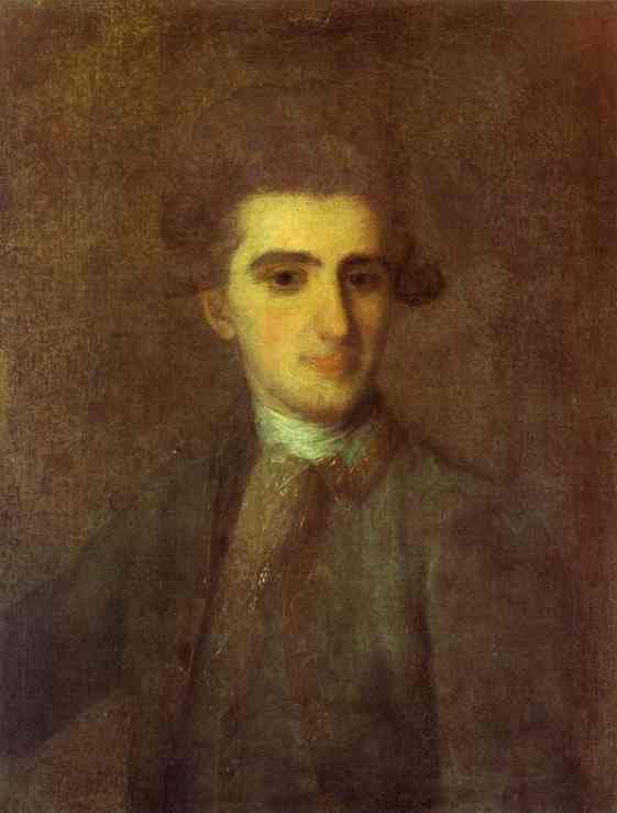 Portrait of N.E.Struisky by Fyodor Rokotov — hand-painted portrait oil painting reproduction on canvas