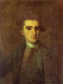 Portrait of N.E.Struisky by Fyodor Rokotov — male oil painting wall art, Rococo