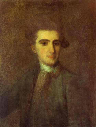 Portrait of N.E.Struisky in apartment