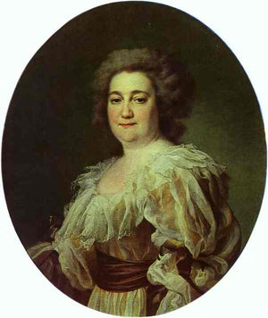 Portrait of N. Y. Levitzkaya, Artist's Wife - Dmitry Levitzky