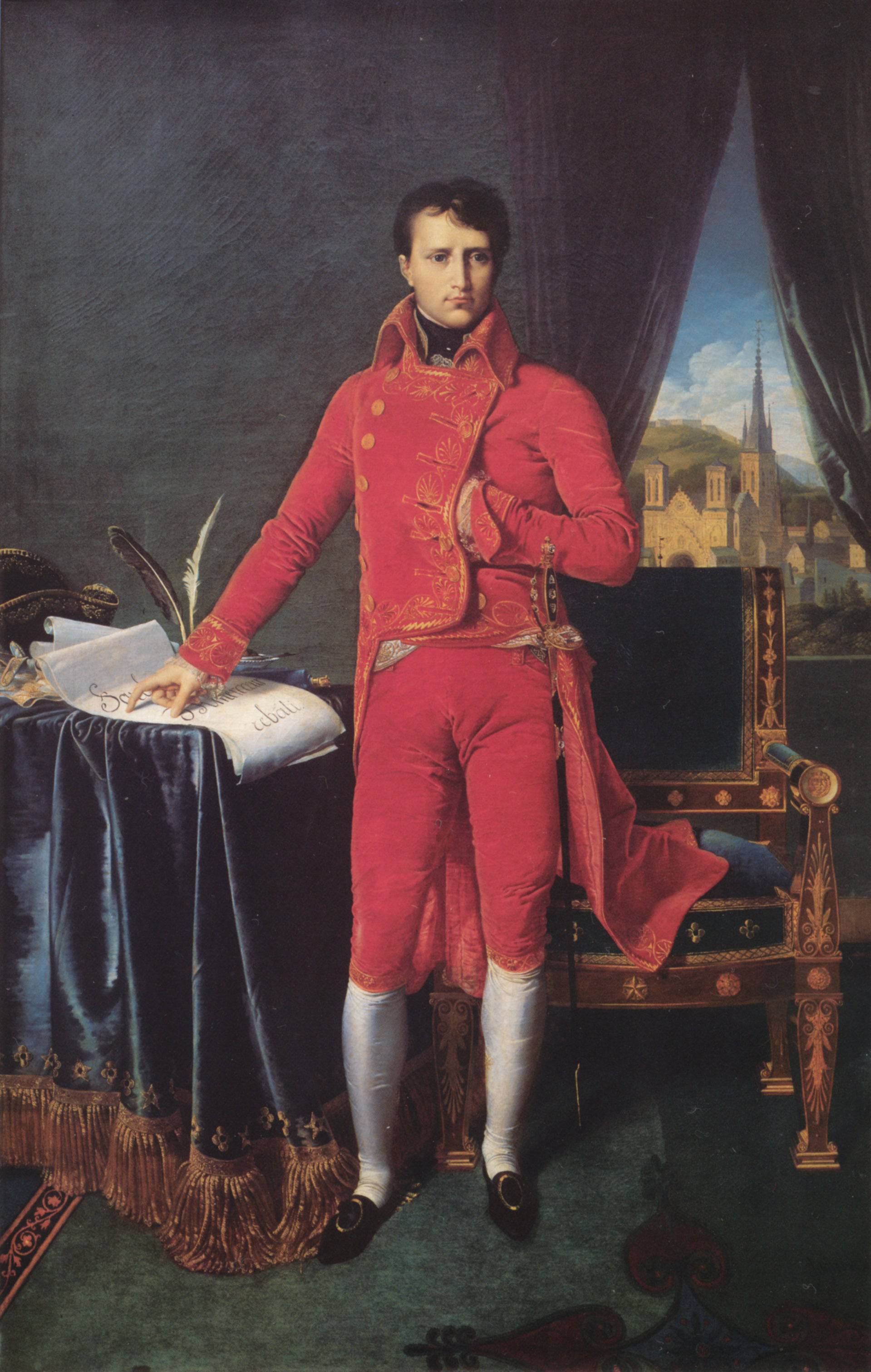 Portrait of Napoléon Bonaparte, The First Council - Jean Auguste Dominique Ingres