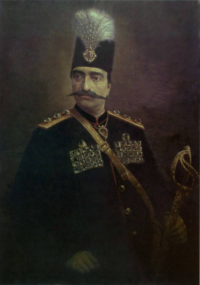 Portrait of Naser al-Din Shah Qajar - Kamal-ol-Molk