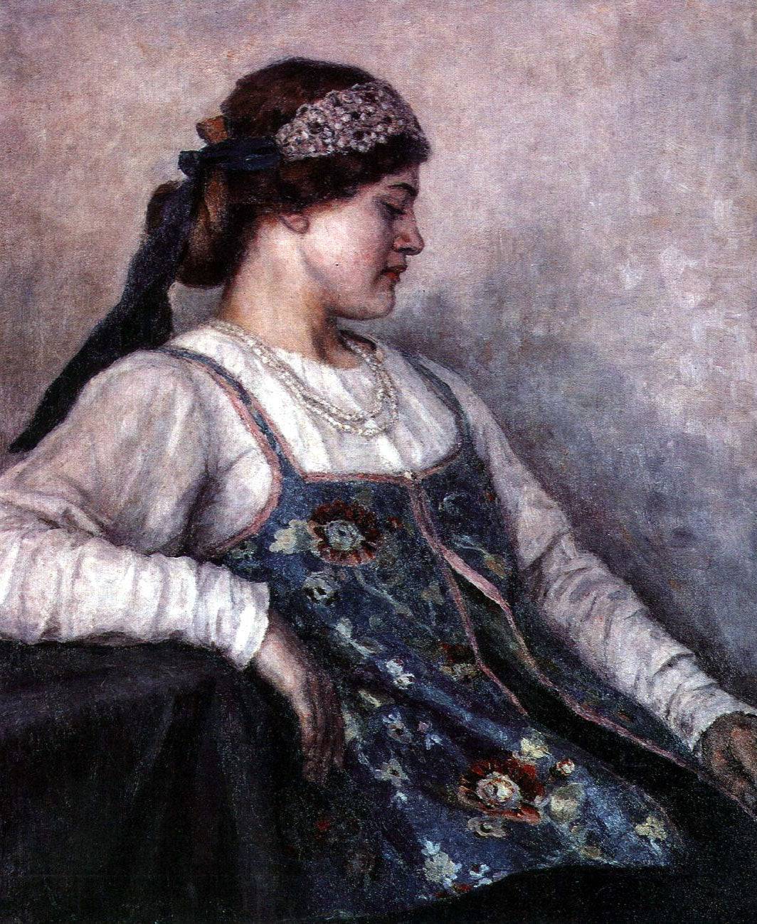 Portrait of Natalia F. Matveeva - Vasily Surikov