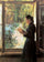 Portrait of Natalia Petrunkevich in hallway
