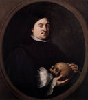 Portrait of Nicolas Omasur by Bartolome Esteban Murillo — male oil painting wall art, Baroque