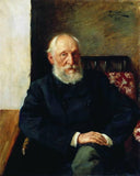 Portrait of Nikolay Panafidin. by Isaac Levitan — hand-painted portrait oil painting reproduction on canvas