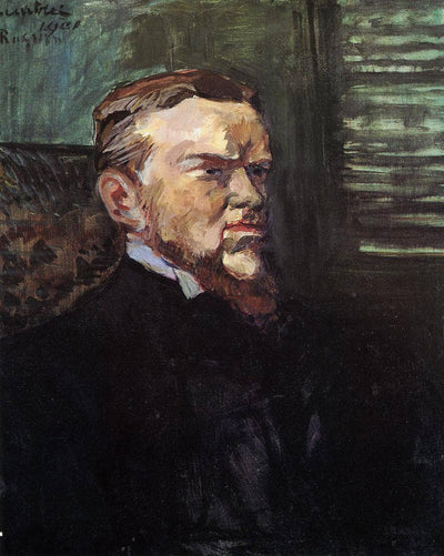 Portrait of Octave Raquin in home office