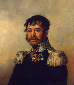 Portrait of Osip V. Ilovaisky - George Dawe