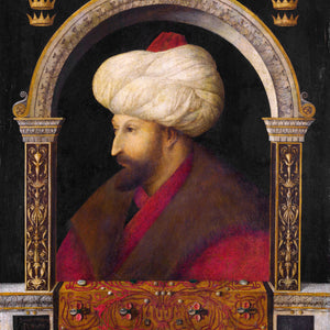Portrait of Ottoman Sultan Mehmed the Conqueror