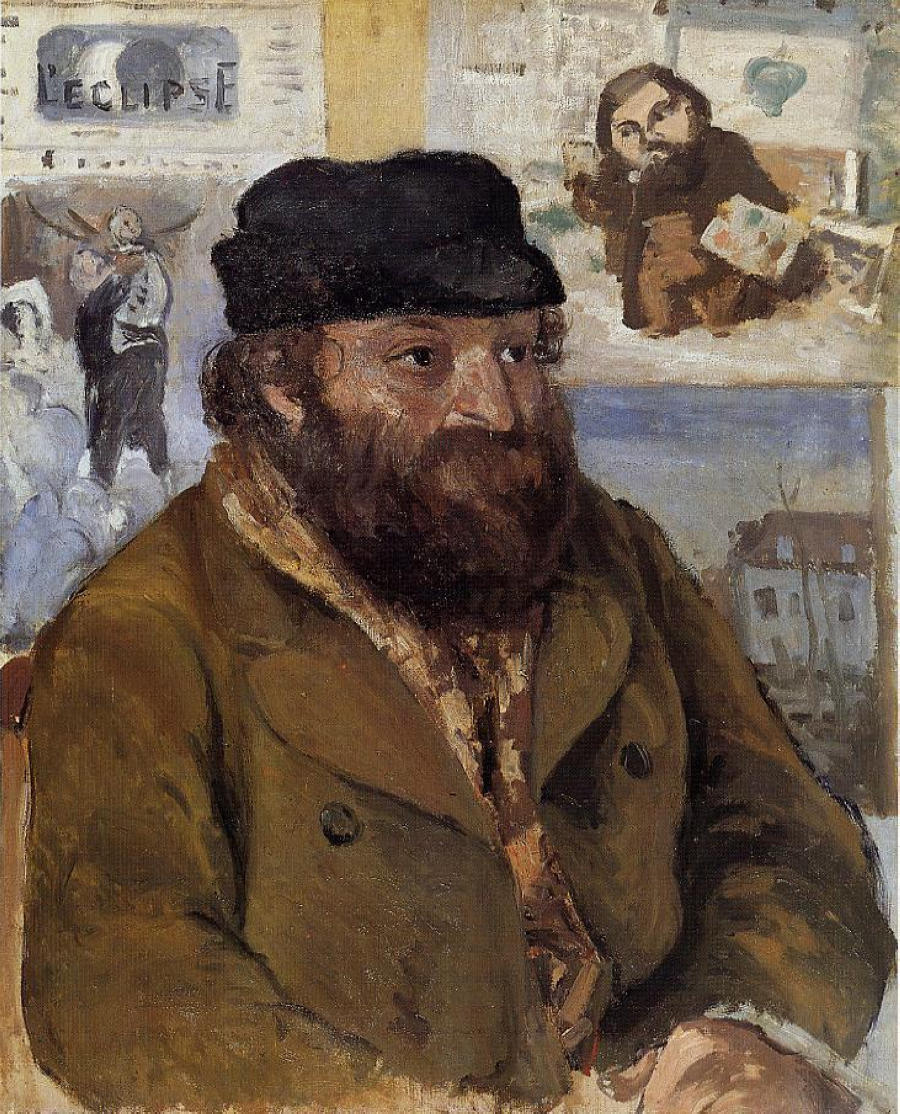 Portrait of Paul Cezanne - Camille Pissarro