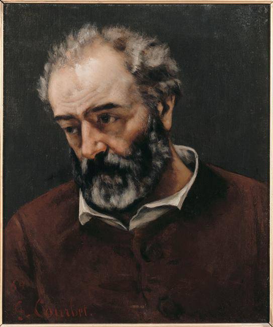 Portrait of Paul Chenavard - Gustave Courbet