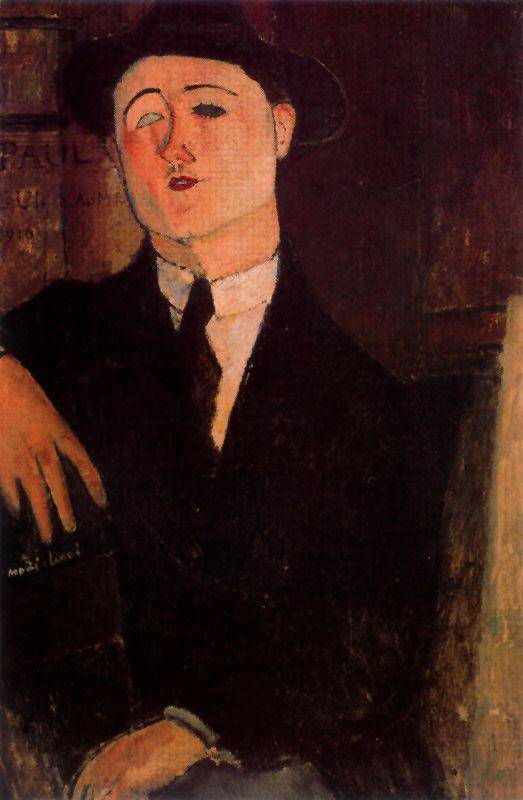 Portrait of Paul Guillaume - Amedeo Modigliani