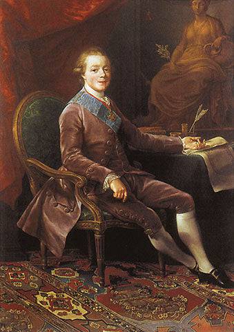 Portrait of Paul I of Russia - Pompeo Batoni