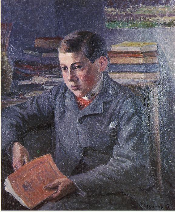 Portrait of Paulemile by Camille Pissarro — hand-painted portrait oil painting reproduction on canvas