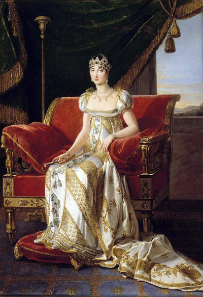 Portrait of Pauline Bonaparte by Marie-Guillemine Benoist — oil painting reproduction