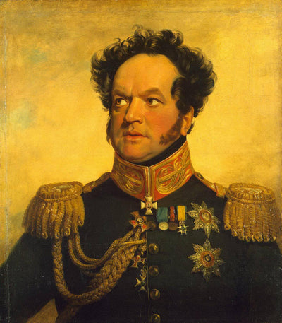 Portrait of Pavel Golenishchev Kutuzov in bedroom