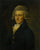 Portrait of Peter Godfrey of Old Hall East Bergholt Suffolk in master bedroom