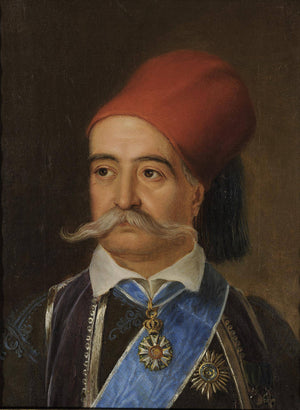 Portrait of Petrobeis Mauromichalis - Theodoros Vryzakis