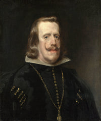 Portrait of Philip IV of Spain by Diego Velazquez — hand-painted portrait oil painting reproduction on canvas