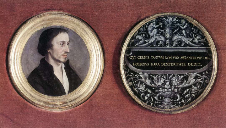 Portrait of Philipp Melanchthon by Hans Holbein the Younger — hand-painted portrait oil painting reproduction on canvas