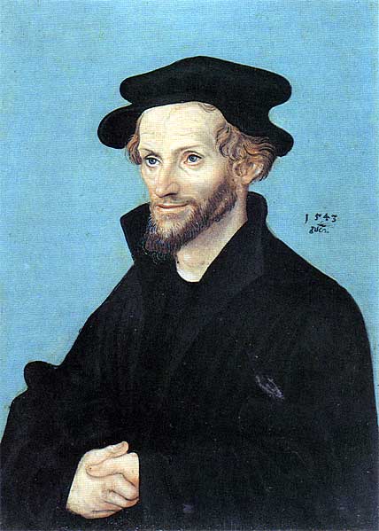 Portrait of Philipp Melanchthon - Lucas Cranach the Elder