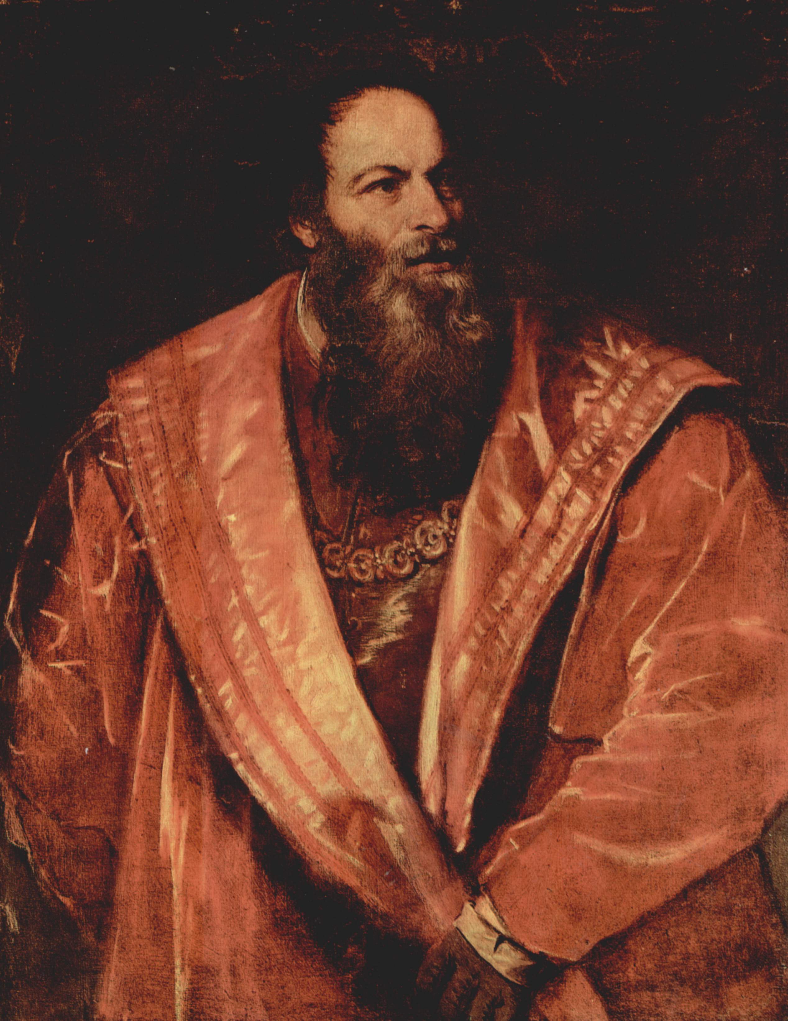 Portrait of Pietro Aretino - Titian